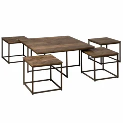Tower Living Salontafel Via Set Vanaf 40cm Grijs