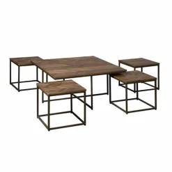Tower Living Salontafel Via Set Vanaf 40cm Grijs