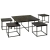 Tower Living Salontafel Via Set Vanaf 40cm Zwart
