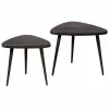 Tower Living Salontafel Viola Set van 2 Zwart