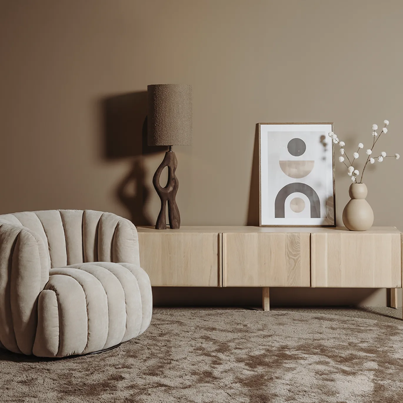 Tower Living Tv-meubel Amalfi Whitewash 180cm