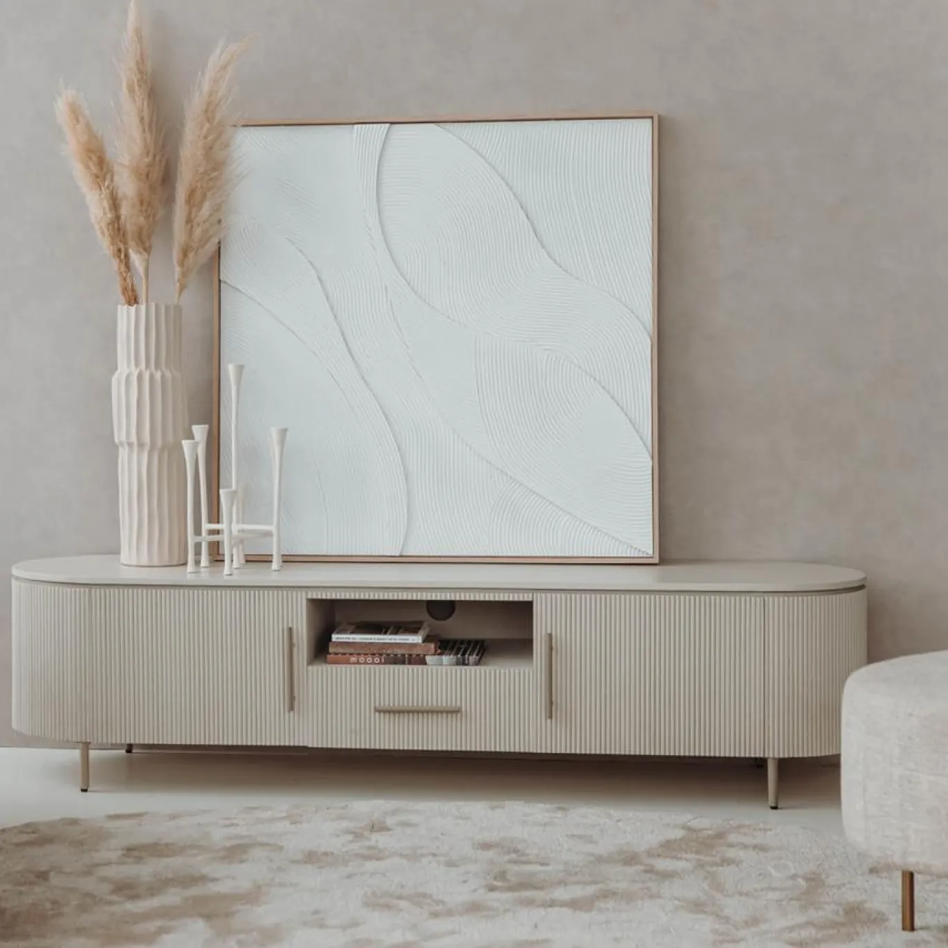 Tower Living Tv-meubel Corbetta Beige