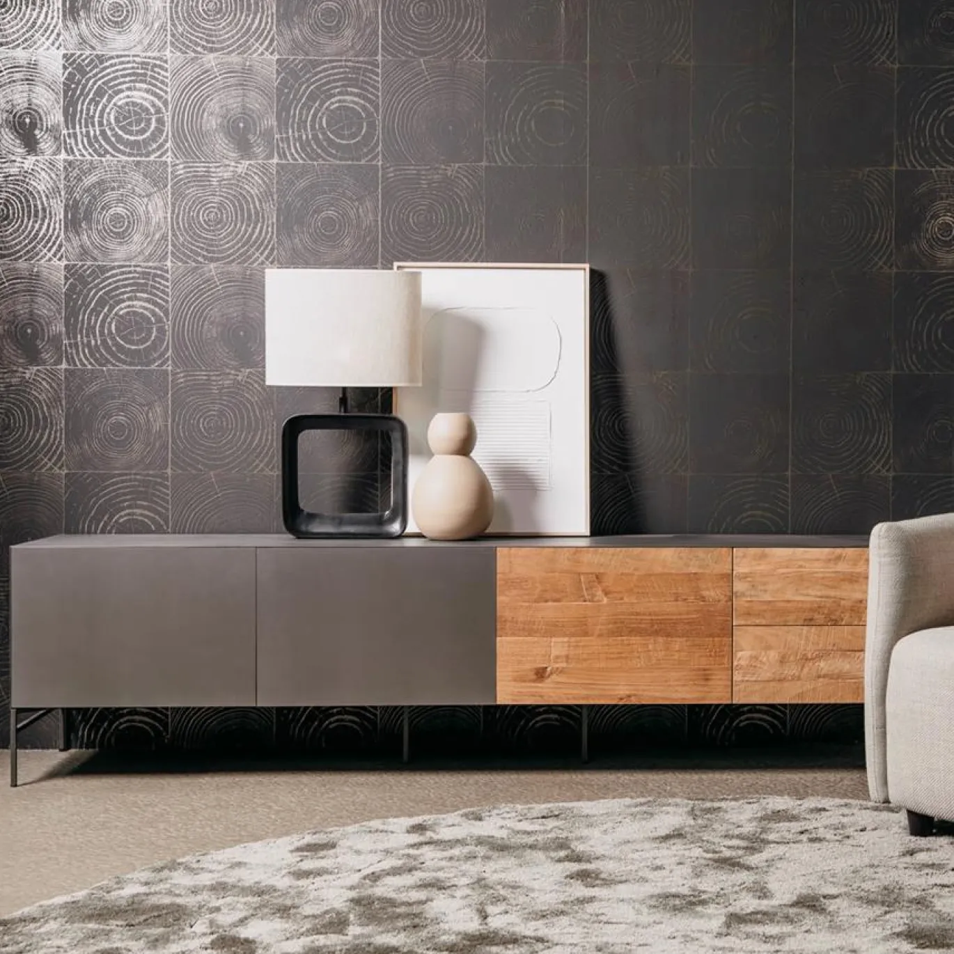 Tower Living Tv-meubel Pandora 221cm Bruin