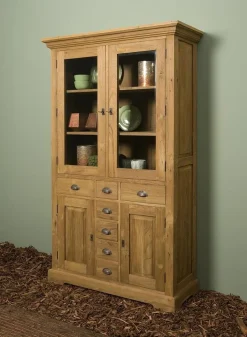 Tower Living Vitrinekast Bologna 115cm Bruin