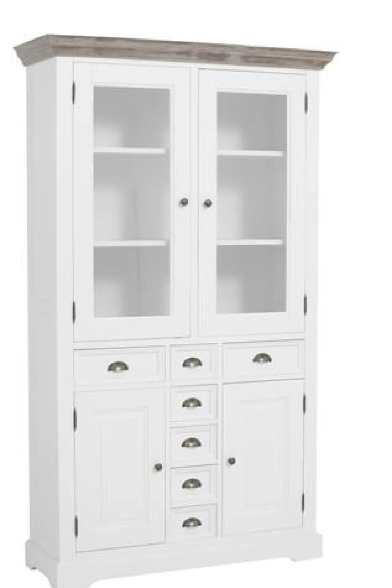 Tower Living Vitrinekast Fleur 115cm Wit