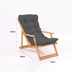 Tuinstoel Rowena Grijs