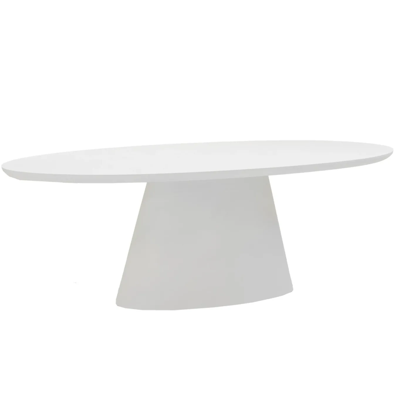 Tuintafel Cleo Ovaal Wit 160cm - Giga Meubel
