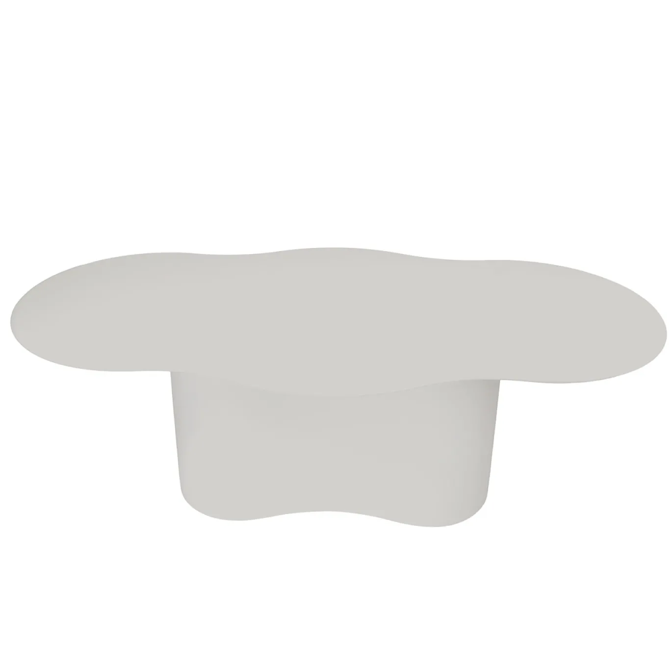 Tuintafel Jessie Organisch Off-White 220cm - Giga Meubel