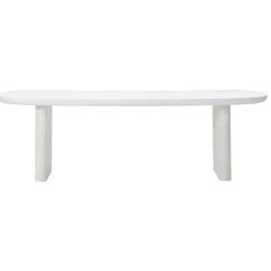Tuintafel Maya Deens Ovaal Wit 240cm - Giga Meubel