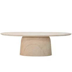 Tuintafel Myrna Ovaal Travertin 300cm - Giga Meubel