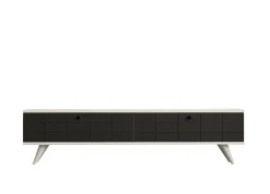Tv-meubel Alberi Antraciet/Wit 160cm