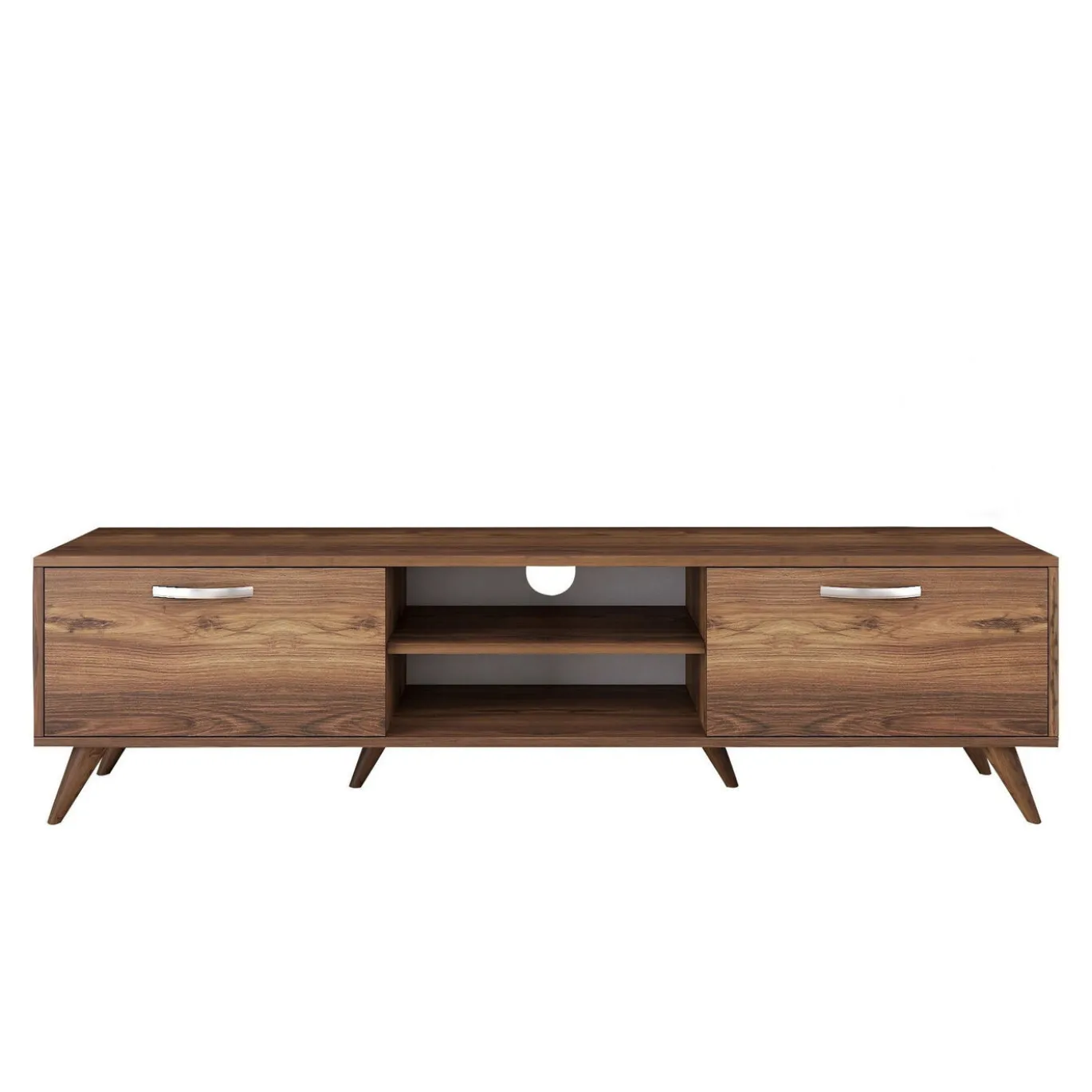 Tv-Meubel Amokh Melamine Walnoot