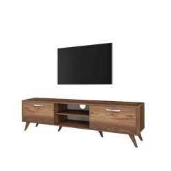 Tv-Meubel Amokh Melamine Walnoot