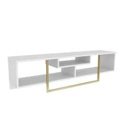 Tv-meubel Asal Wit/Goud 150cm