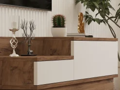 Tv-meubel Barko Beige/Bruin 160cm