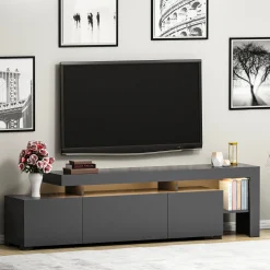 Tv-Meubel Beliz Melamine Antraciet
