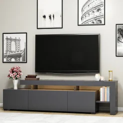 Tv-Meubel Beliz Melamine Antraciet