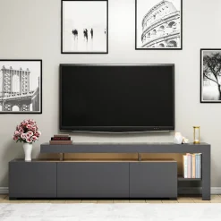Tv-Meubel Beliz Melamine Antraciet