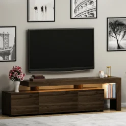 Tv-meubel Beliz Walnoot Incl. LED