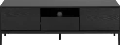 Tv-meubel Bronx MDF Zwart 140cm - Giga Living