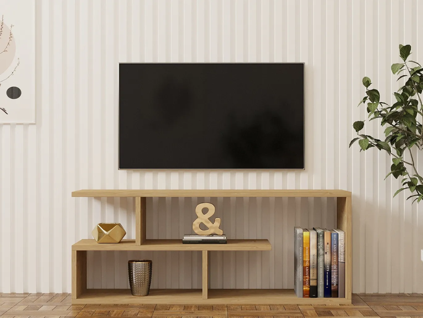 Tv-meubel Cafu Naturel 100cm