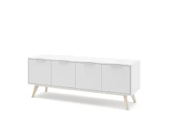 Tv-meubel Campus 4d Wit Wax - Giga Meubel