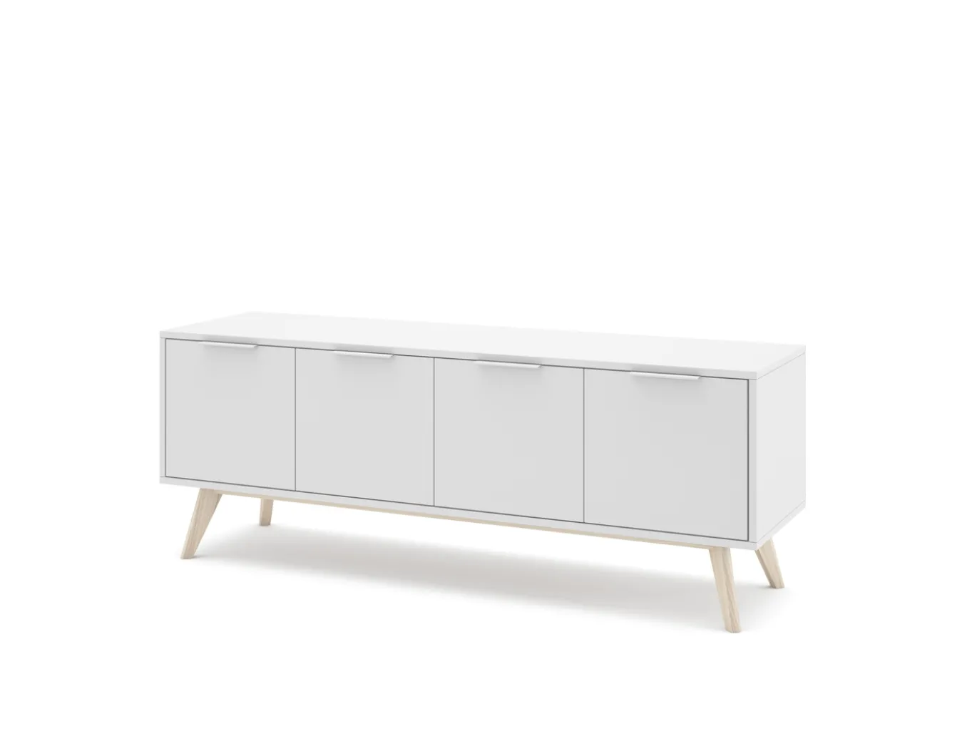 Tv-meubel Campus 4d Wit Wax - Giga Meubel