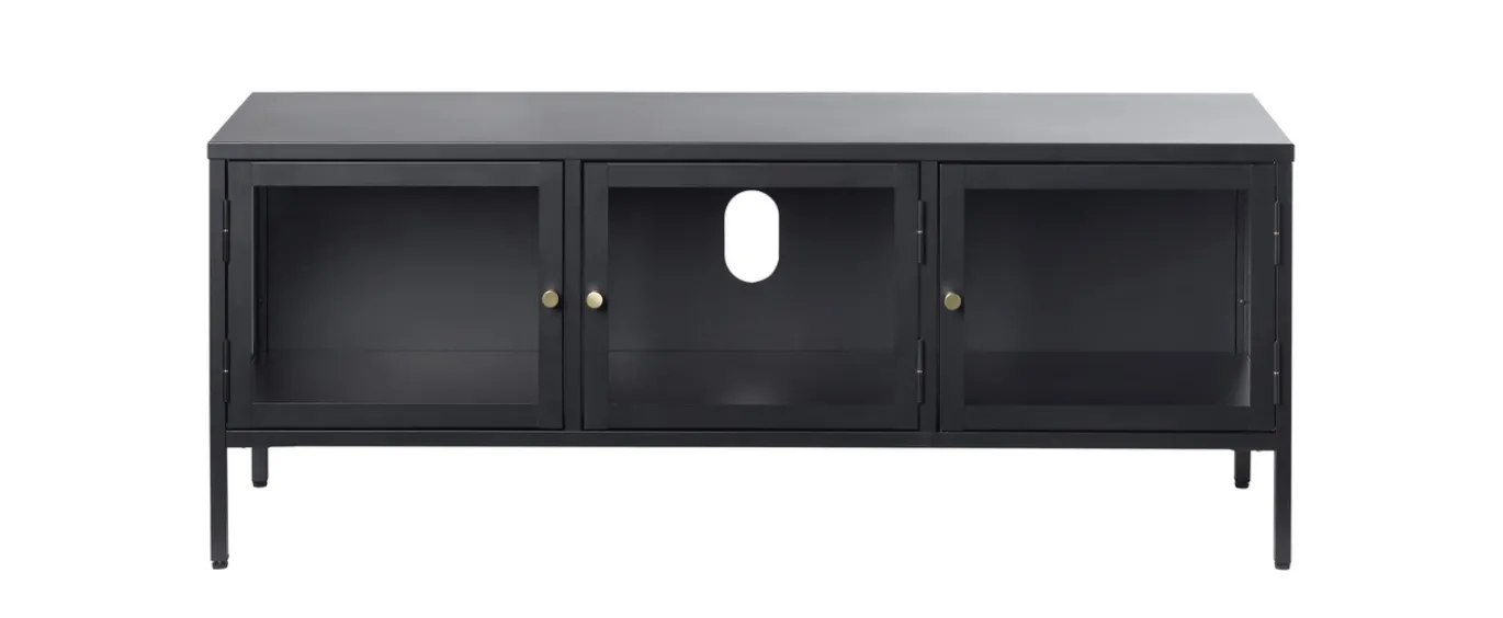 Tv-meubel Carmel Zwart W132 cm - Giga Living