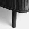 Tv-meubel Cavo Zwart Eiken 160cm - Giga Living