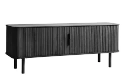Tv-meubel Cavo Zwart Eiken 160cm - Giga Living