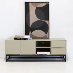 Tv-meubel Cervi Taupe 140cm - Giga Meubel