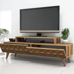 Tv-meubel City Bruin 140cm