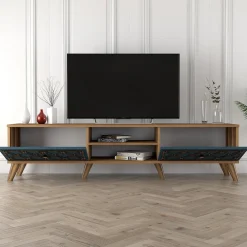 Tv-Meubel Class Melamine Walnoot Chalcedony