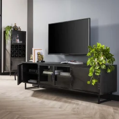 TV-meubel 180cm Rift Metal - Giga Meubel