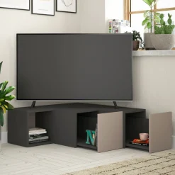 Tv-meubel Compact Antraciet/Beige