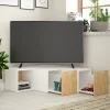Tv-meubel Compact Wit/Naturel