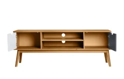 Tv-meubel Cusco 2d Wax/t, Grijs-wit - Giga Meubel