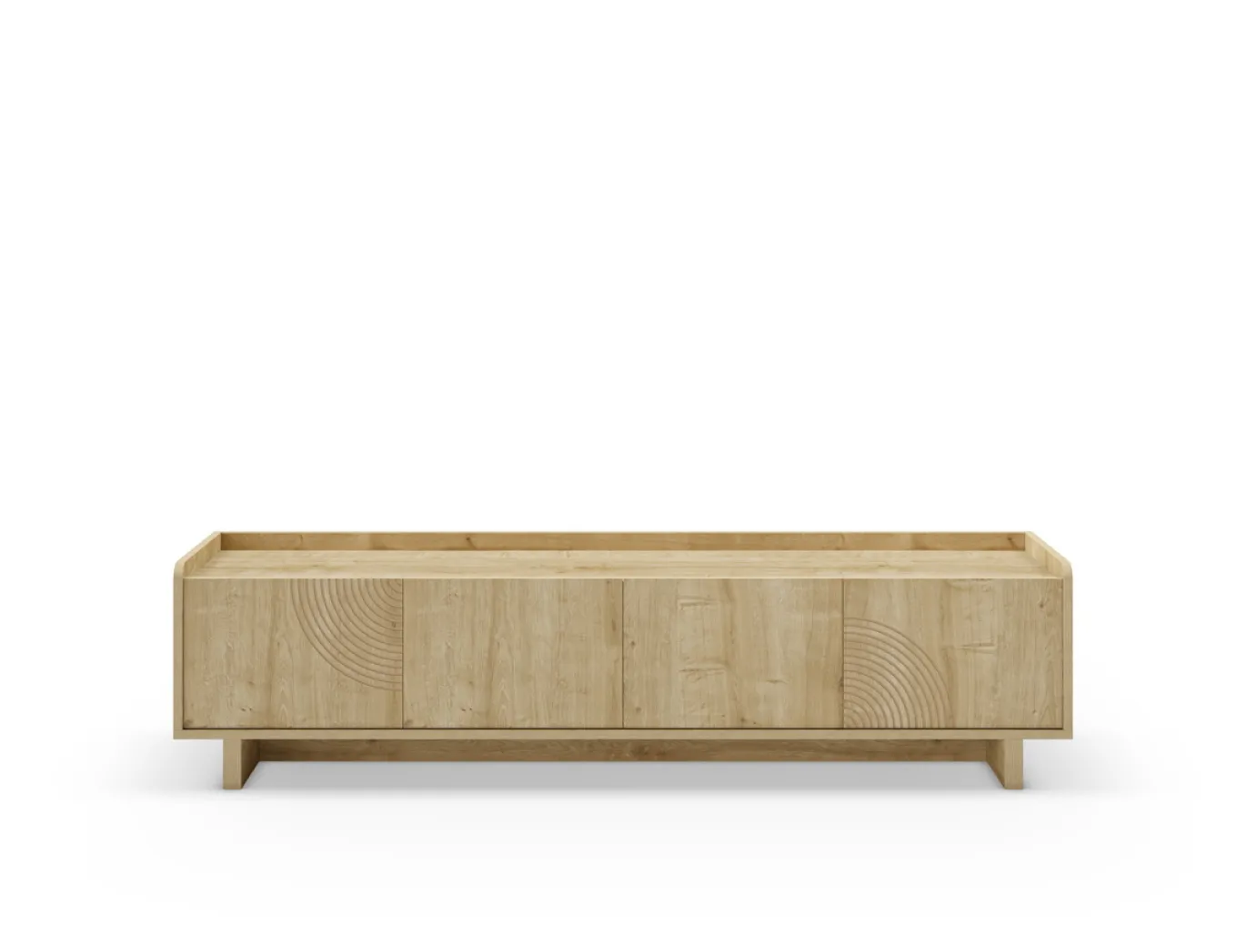 Tv-meubel Daira 4d 180cm Eiken - Giga Meubel