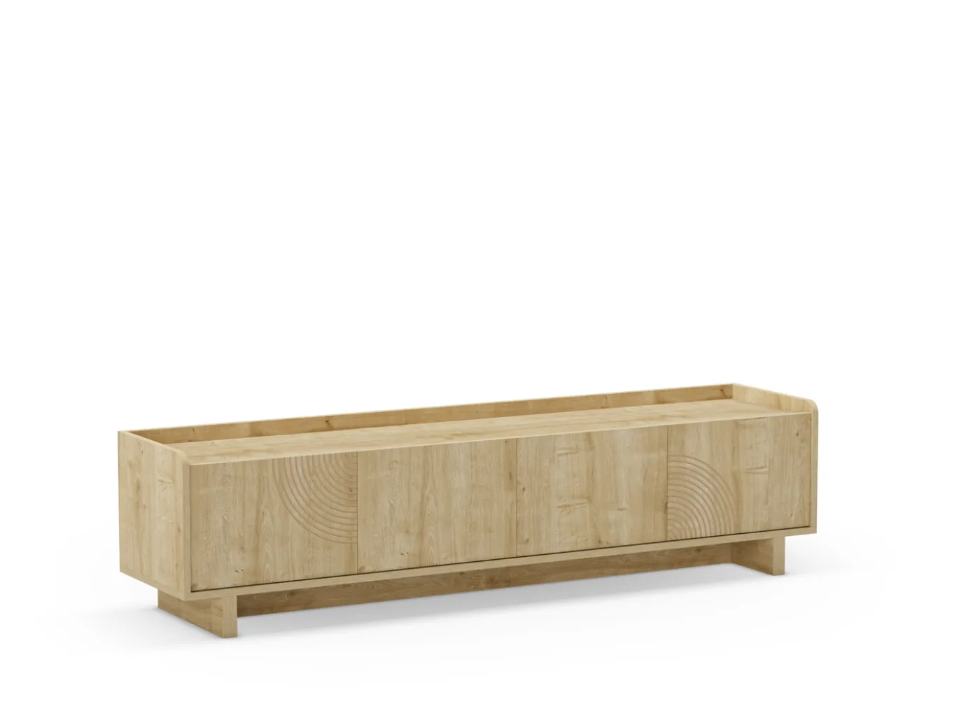Tv-meubel Daira 4d 180cm Eiken - Giga Meubel