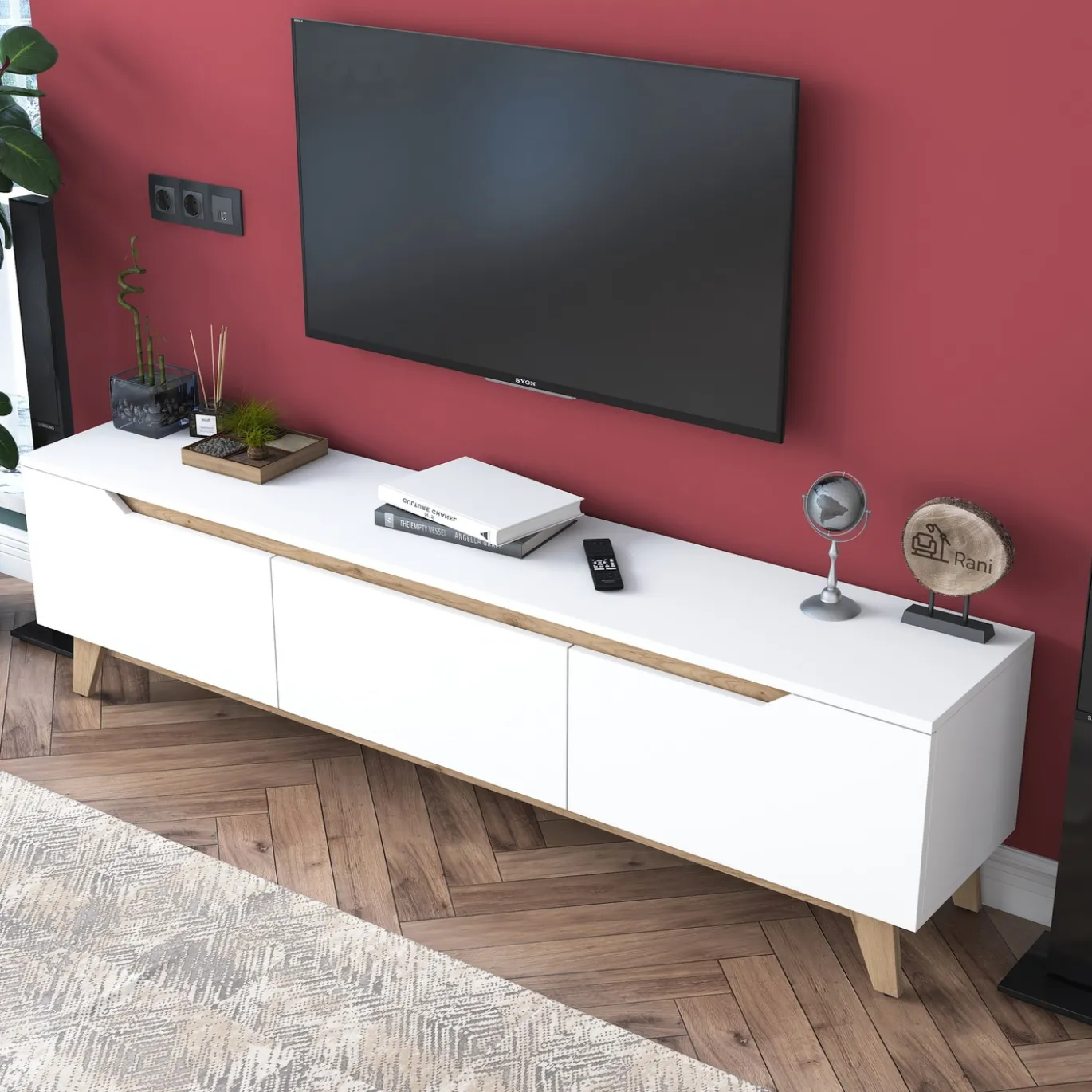 Tv-meubel Damian Wit 180cm