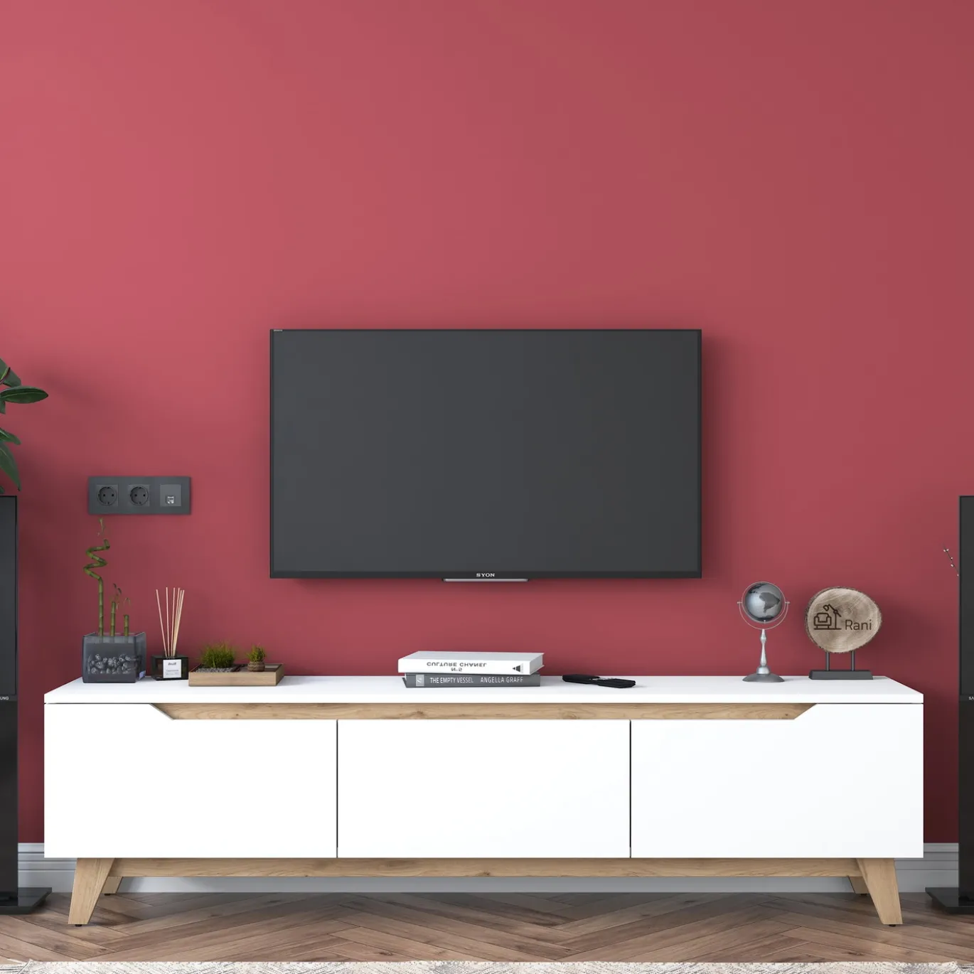 Tv-meubel Damian Wit 180cm