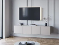 Tv-meubel Daroca 4d 180cm Crème - Giga Meubel