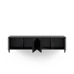 Tv-meubel Daroca 4d 180cm Zwart - Giga Meubel