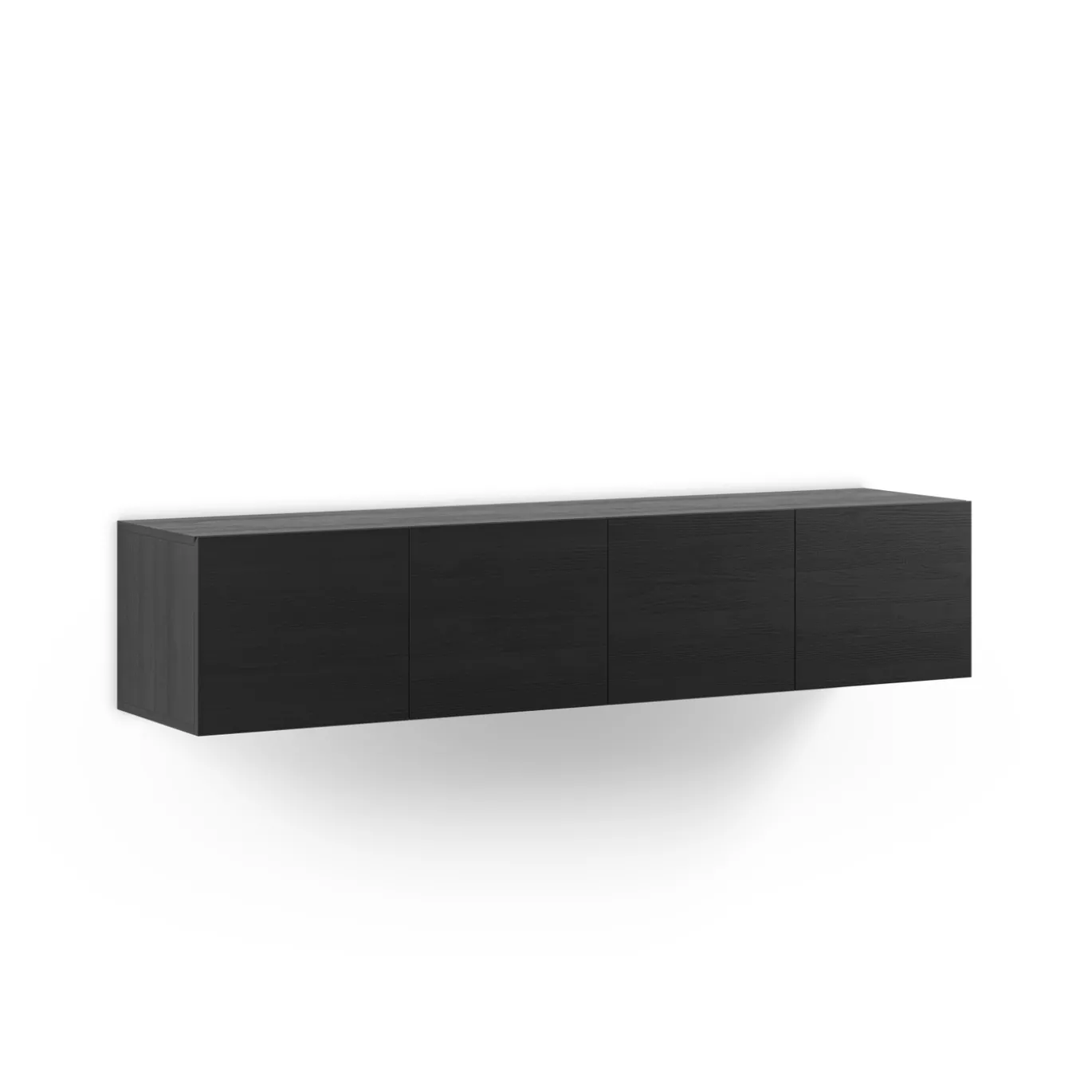 Tv-meubel Daroca 4d 180cm Zwart - Giga Meubel