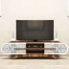Tv-meubel Defne Walnoot/Wit 145cm