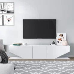 Tv-Meubel Diamond Melamine Wit