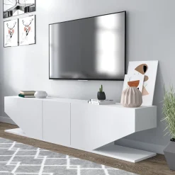 Tv-Meubel Diamond Melamine Wit