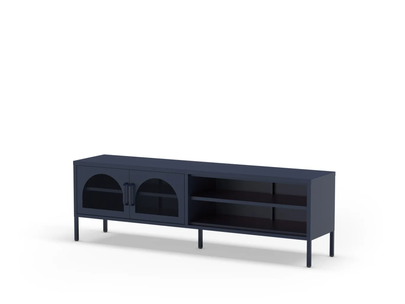 Tv-meubel Diora 2d2v 160cm Blauw - Giga Meubel
