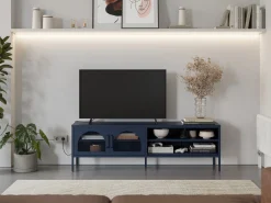 Tv-meubel Diora 2d2v 160cm Blauw - Giga Meubel