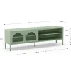Tv-meubel Diora 2d2v 160cm Mintgroen - Giga Meubel